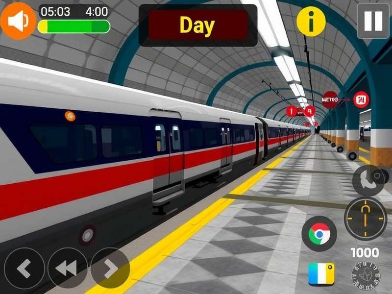 Delhi Subway Explorer Game Screenshot